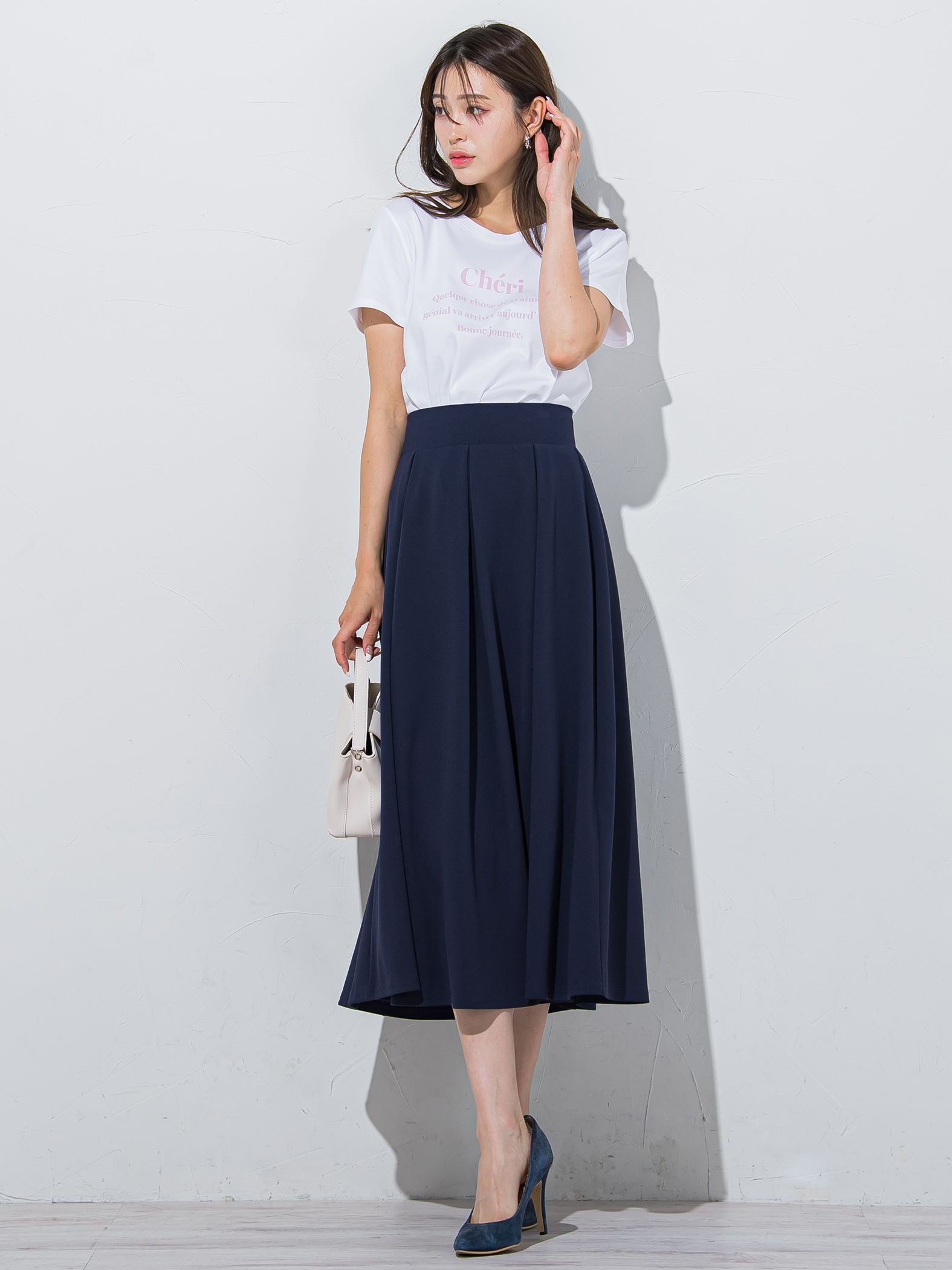 ワンポイントロゴTシャツ≪洗濯機で洗える≫
