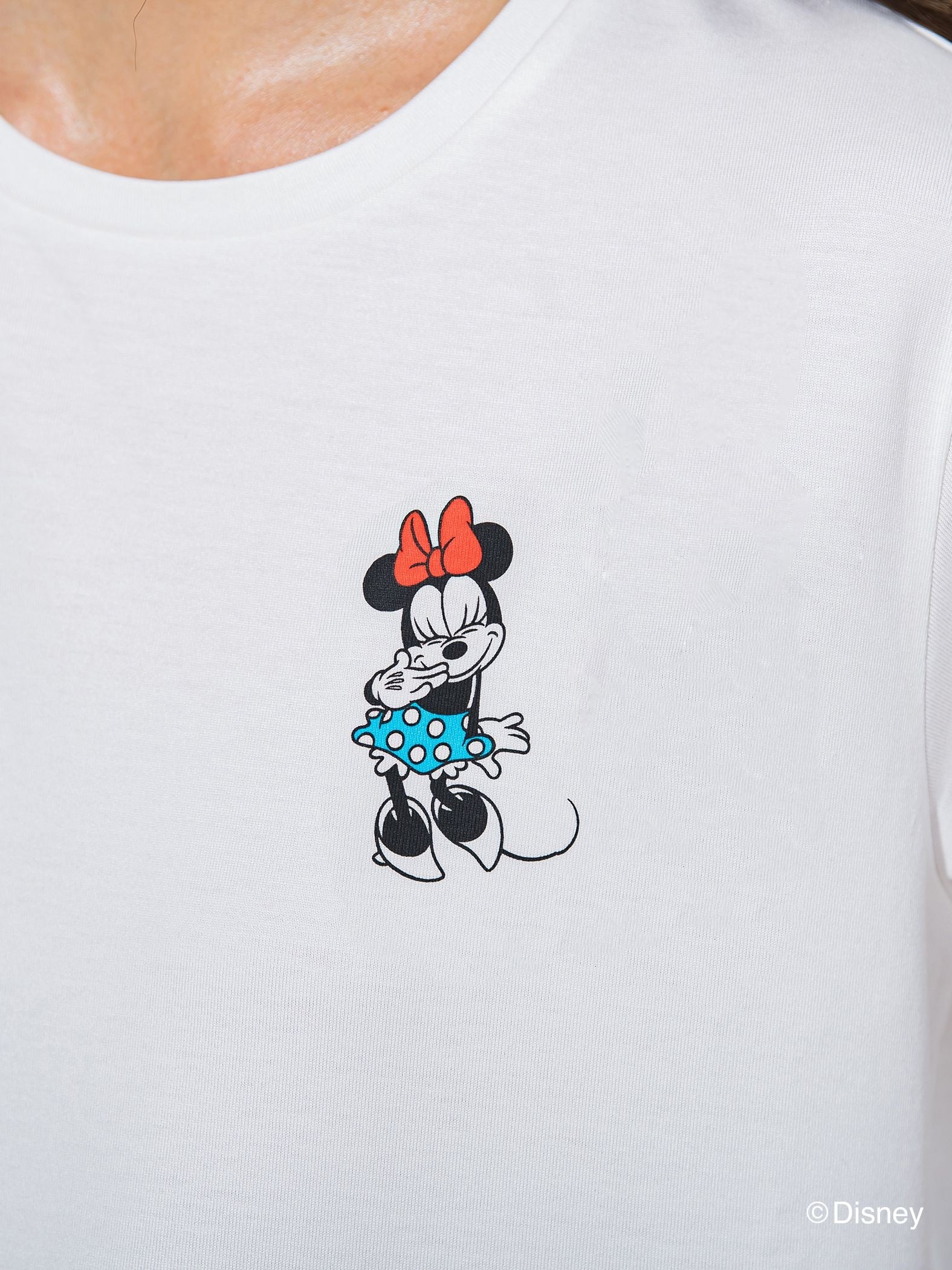 【BIOGRACE】ミニーマウスTシャツ 《VINTAGE CHARACTER ART/洗濯機で洗える》