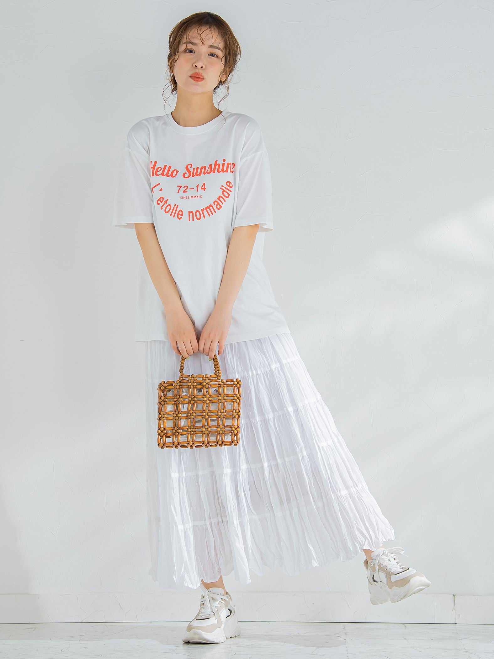 【カフェ風のロゴが可愛い】カフェロゴTシャツ《洗濯機で洗える》