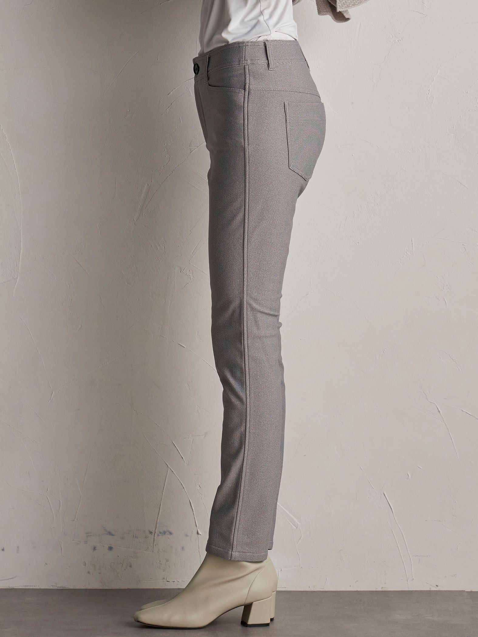 ツィードハイテンション起毛パンツ≪洗濯機で洗える≫