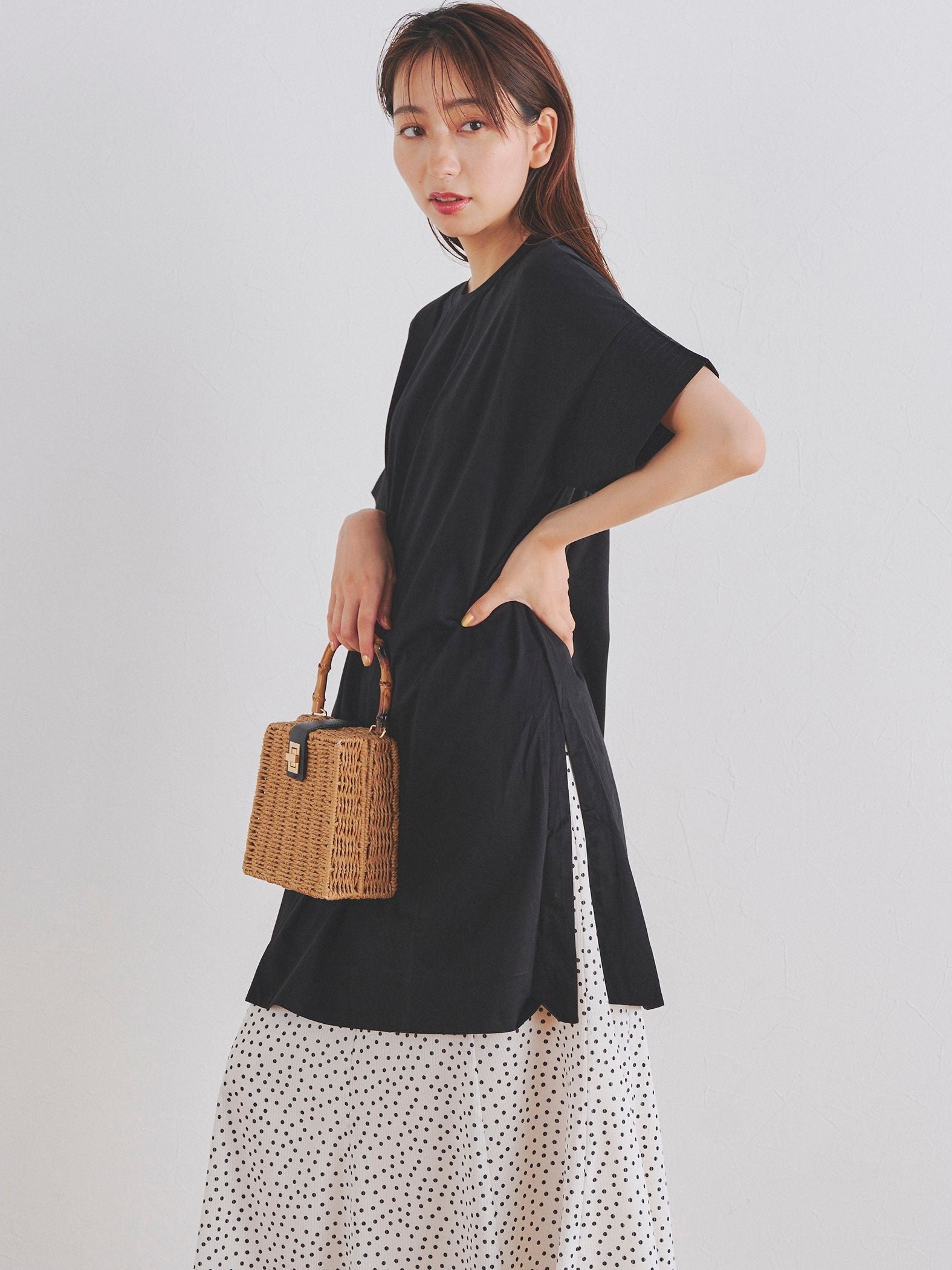 チュニックTシャツ≪洗濯機で洗える≫