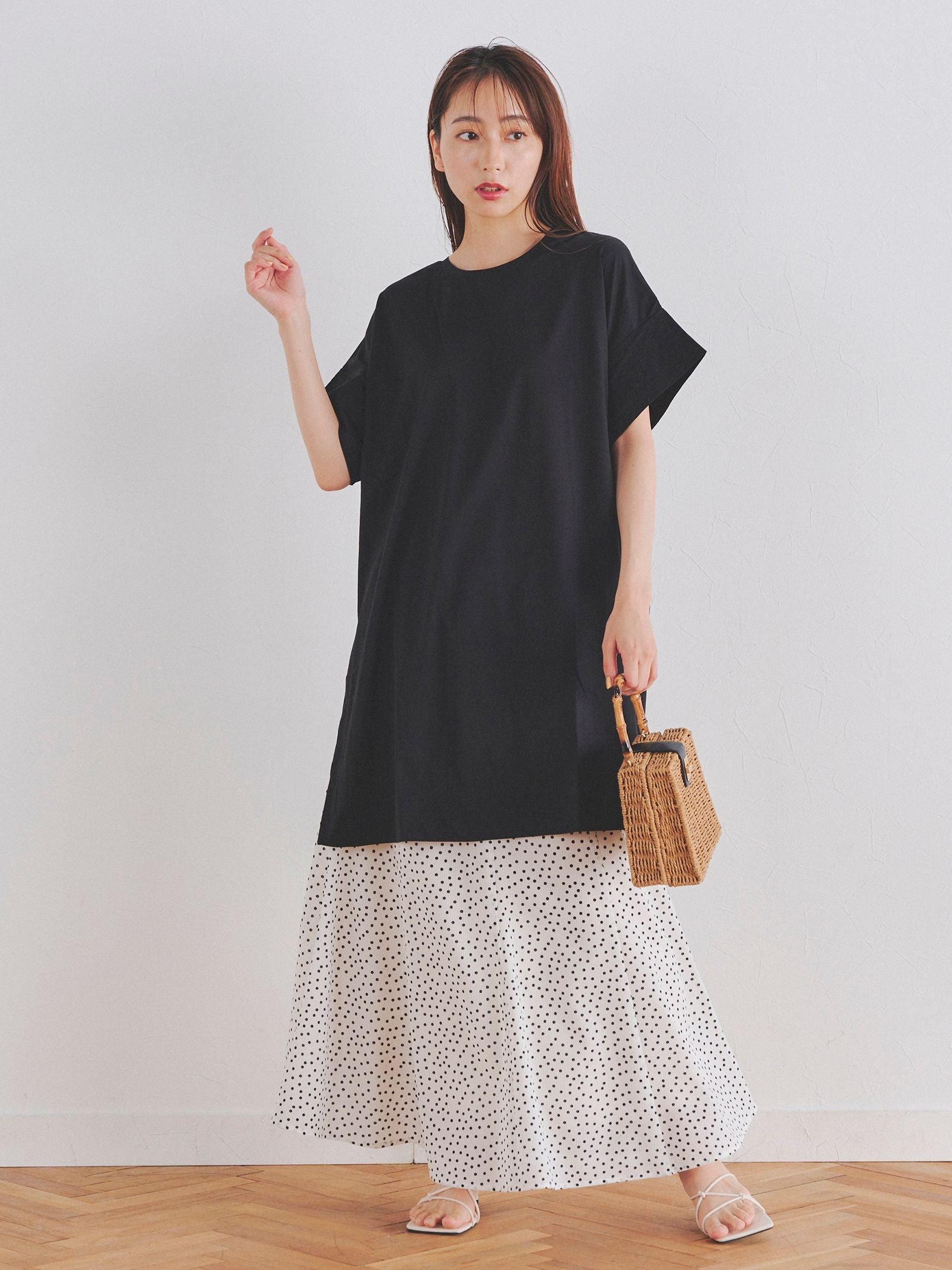 チュニックTシャツ≪洗濯機で洗える≫