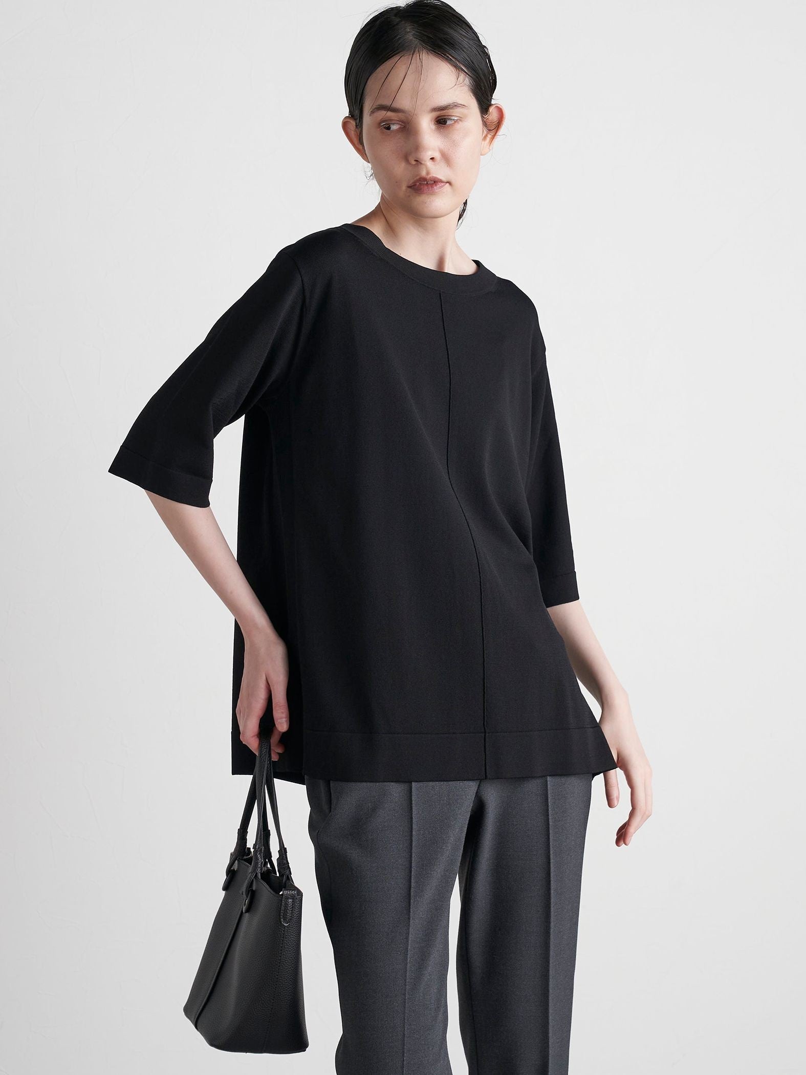 14G ヴィスコースニットTシャツ≪手洗い可能≫