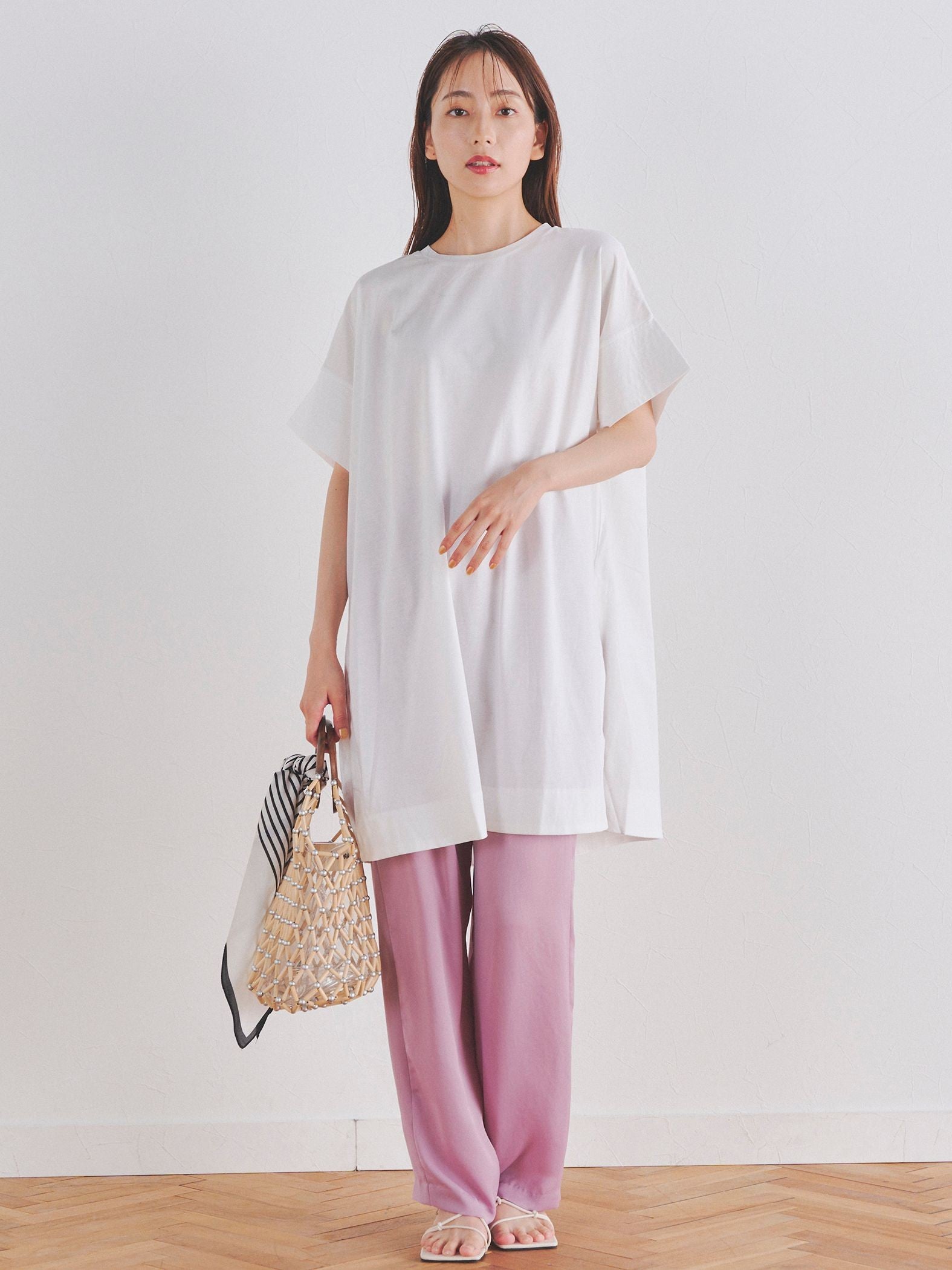 チュニックTシャツ≪洗濯機で洗える≫