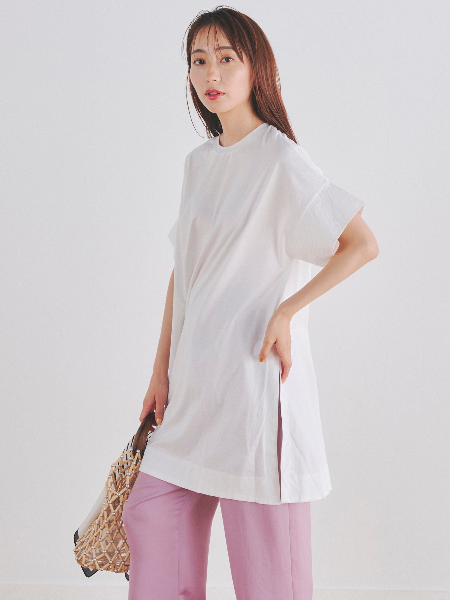 チュニックTシャツ≪洗濯機で洗える≫