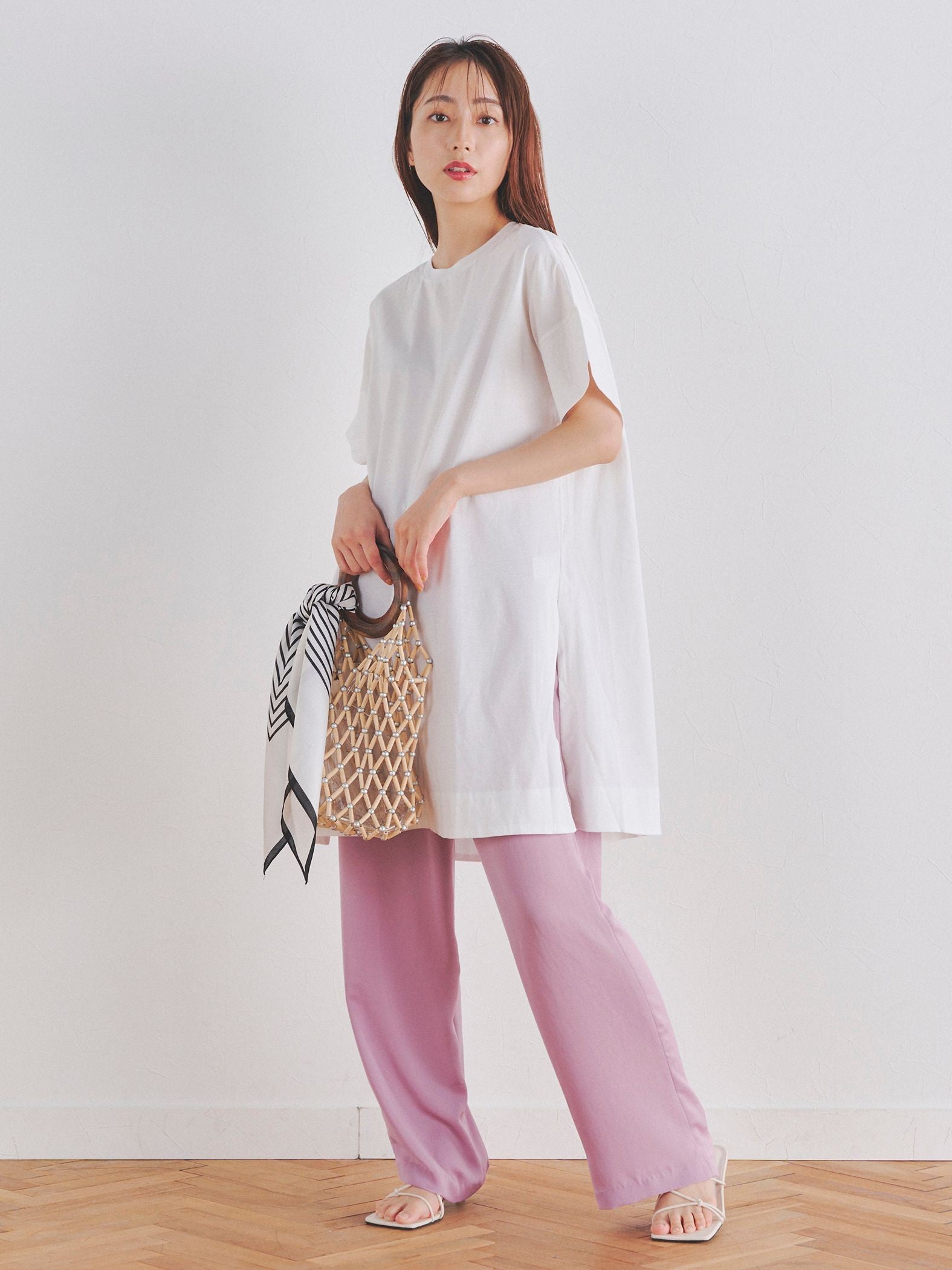 チュニックTシャツ≪洗濯機で洗える≫