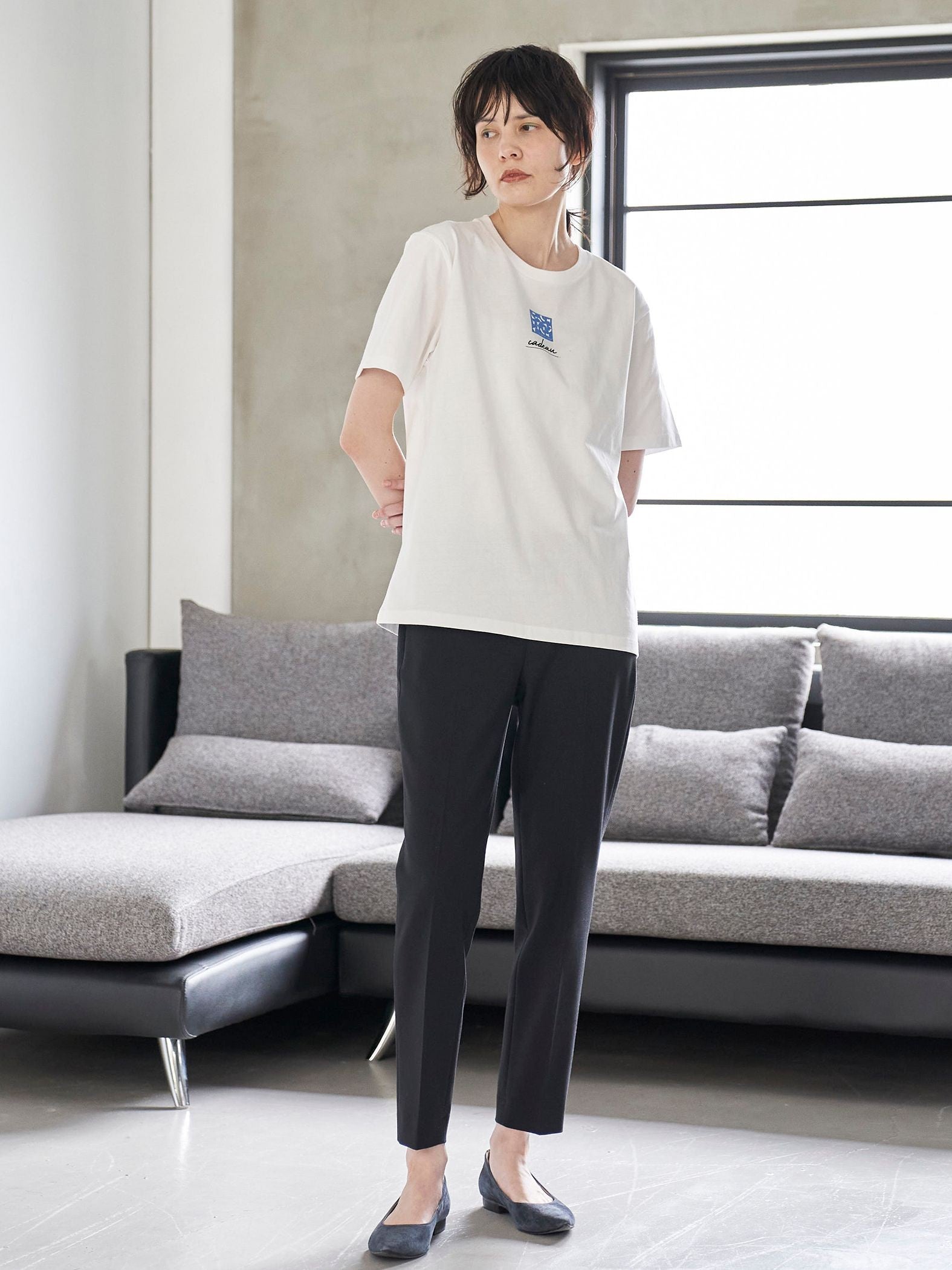 【大きいサイズ】【極】センタープレスがとれないパンツ≪洗濯機で洗える≫