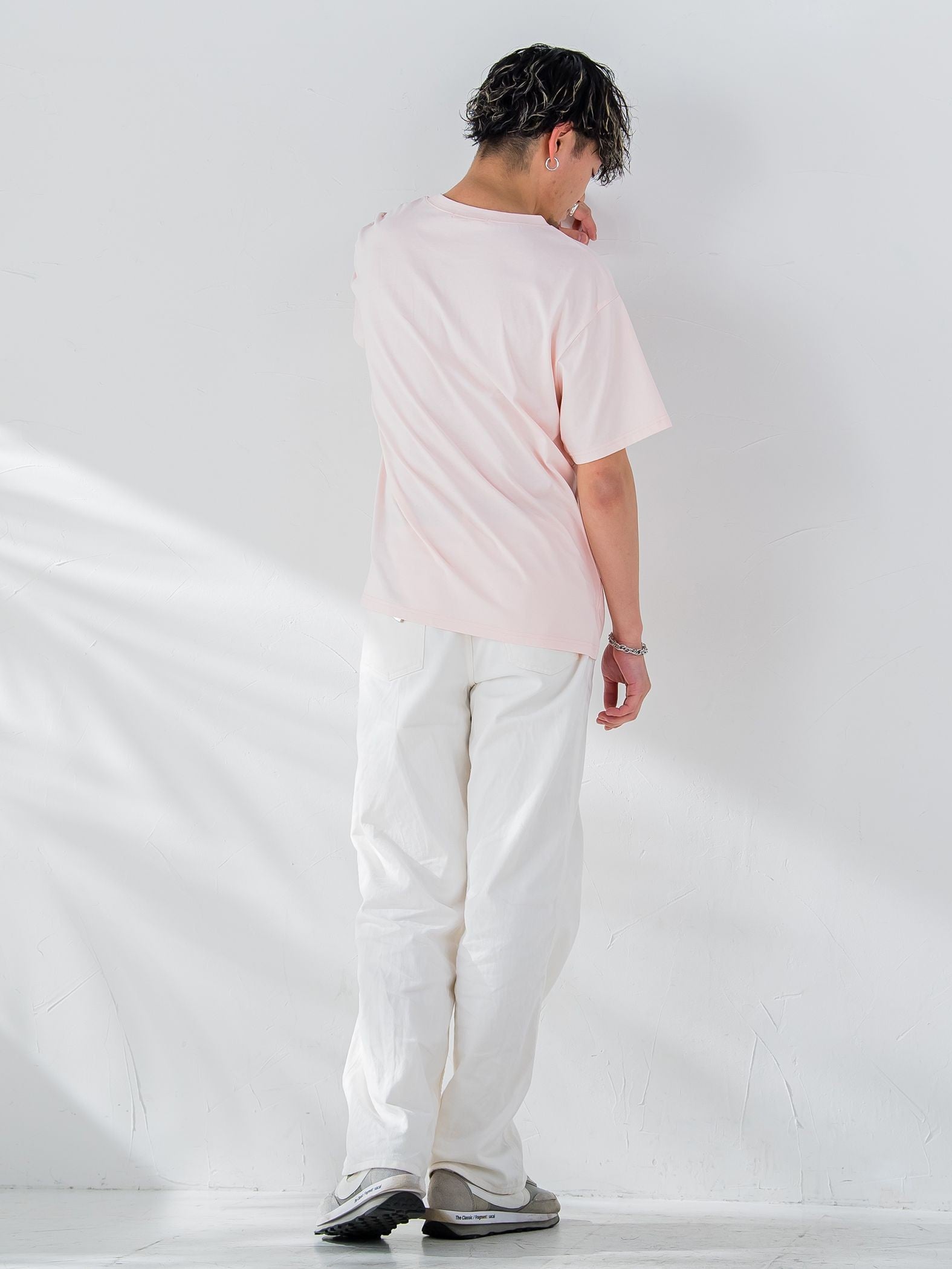 【畔勝遥さんコラボ商品】《unisex》Palm treeフォトプリントTシャツ《洗濯機で洗える》