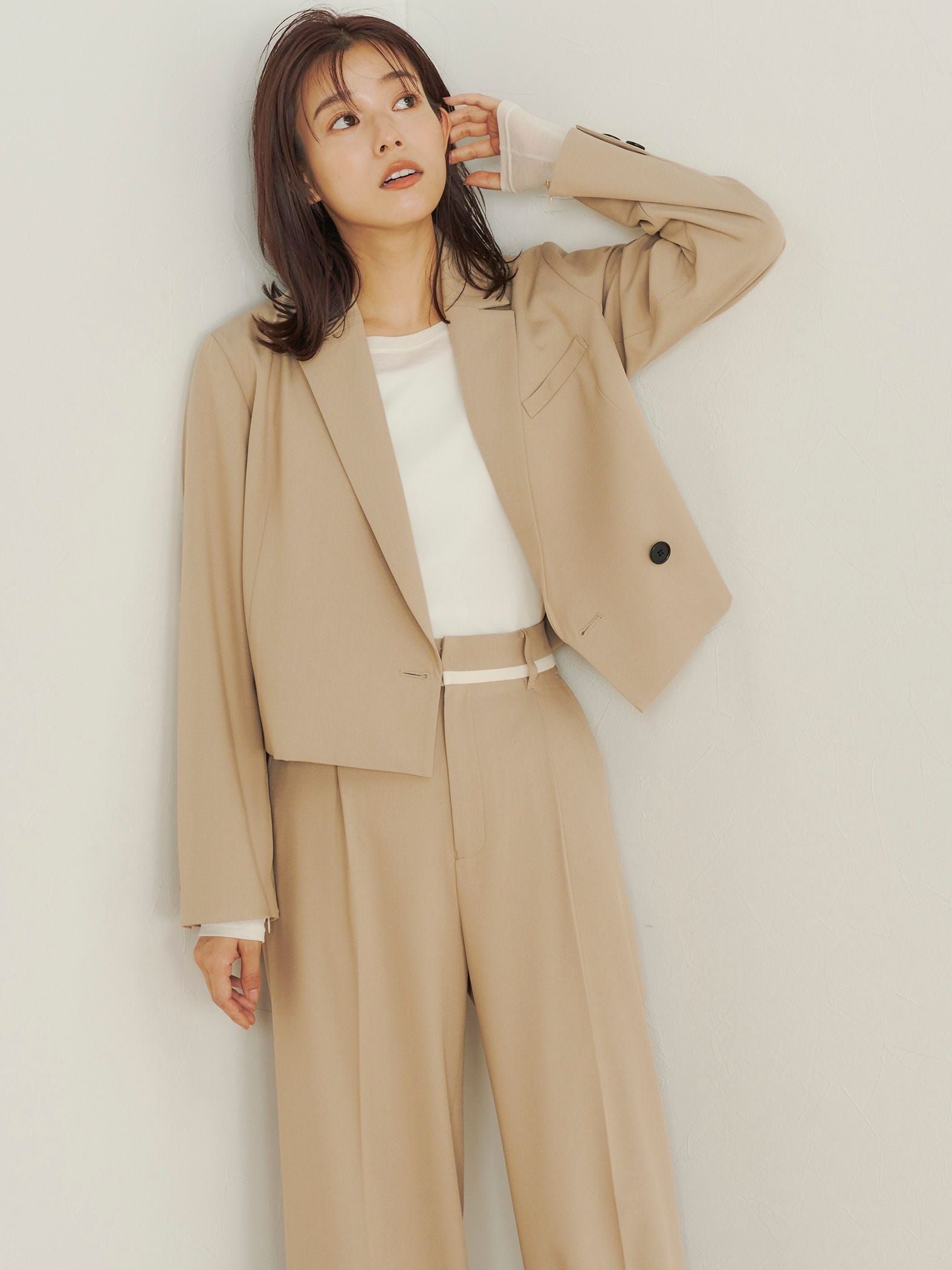 プラミカルツイルショートジャケット≪セットアップ対応≫