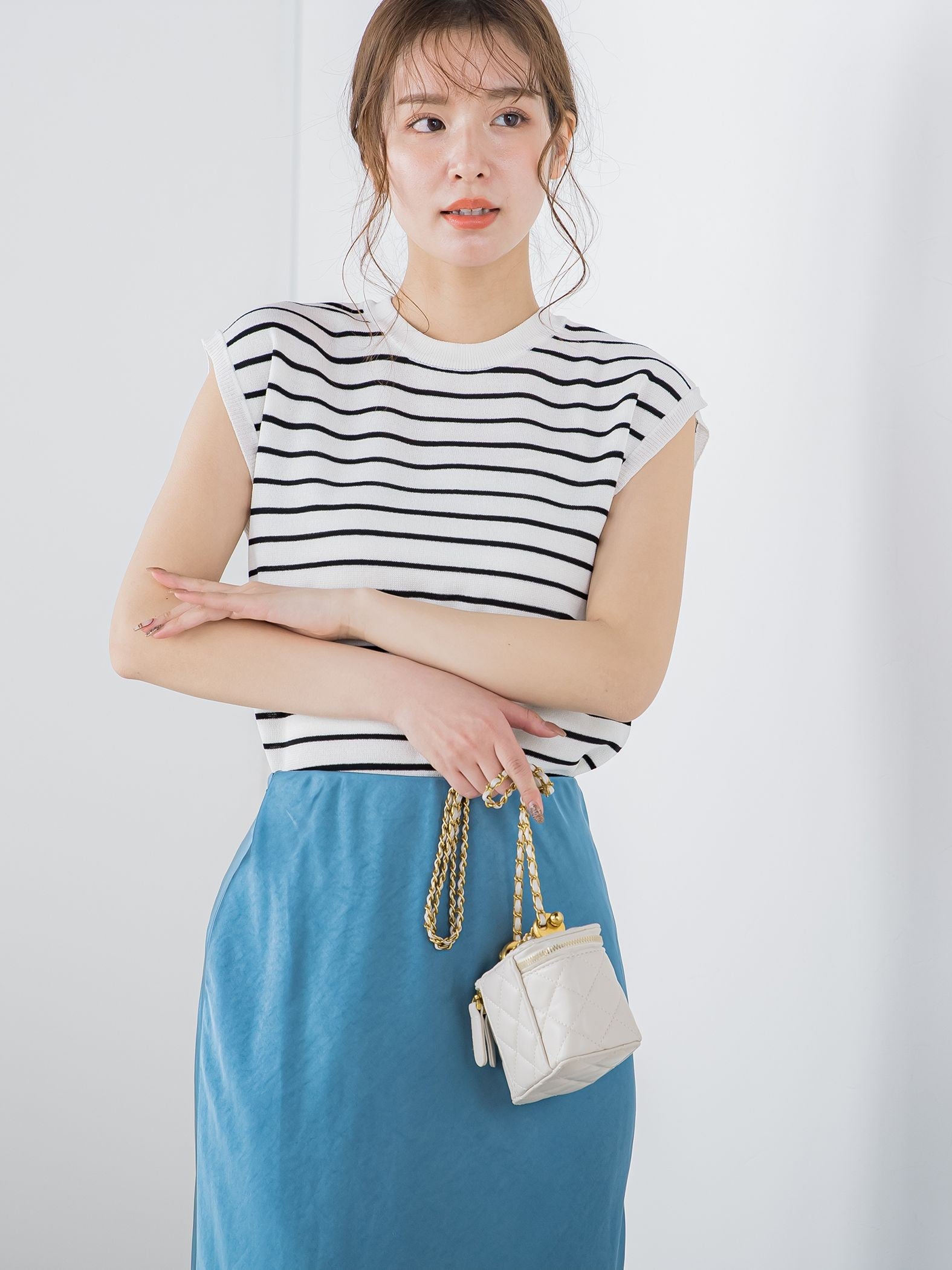 【ビッキー定番/新色登場!これからの夏に大活躍】麻タッチプルオーバー《手洗い可能》