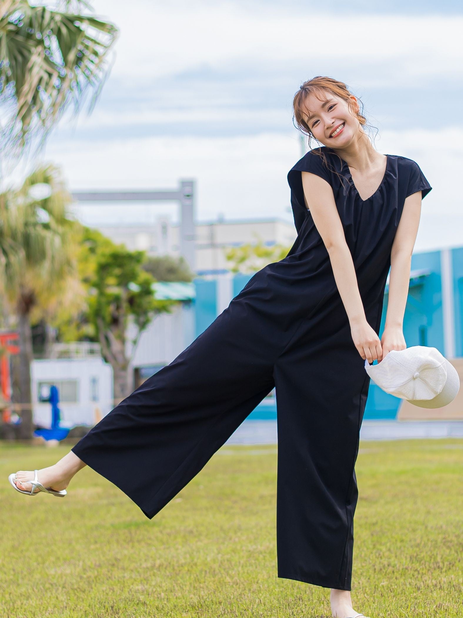 【夏の水遊びに最適】ナイロンオールインワン《手洗い可能》