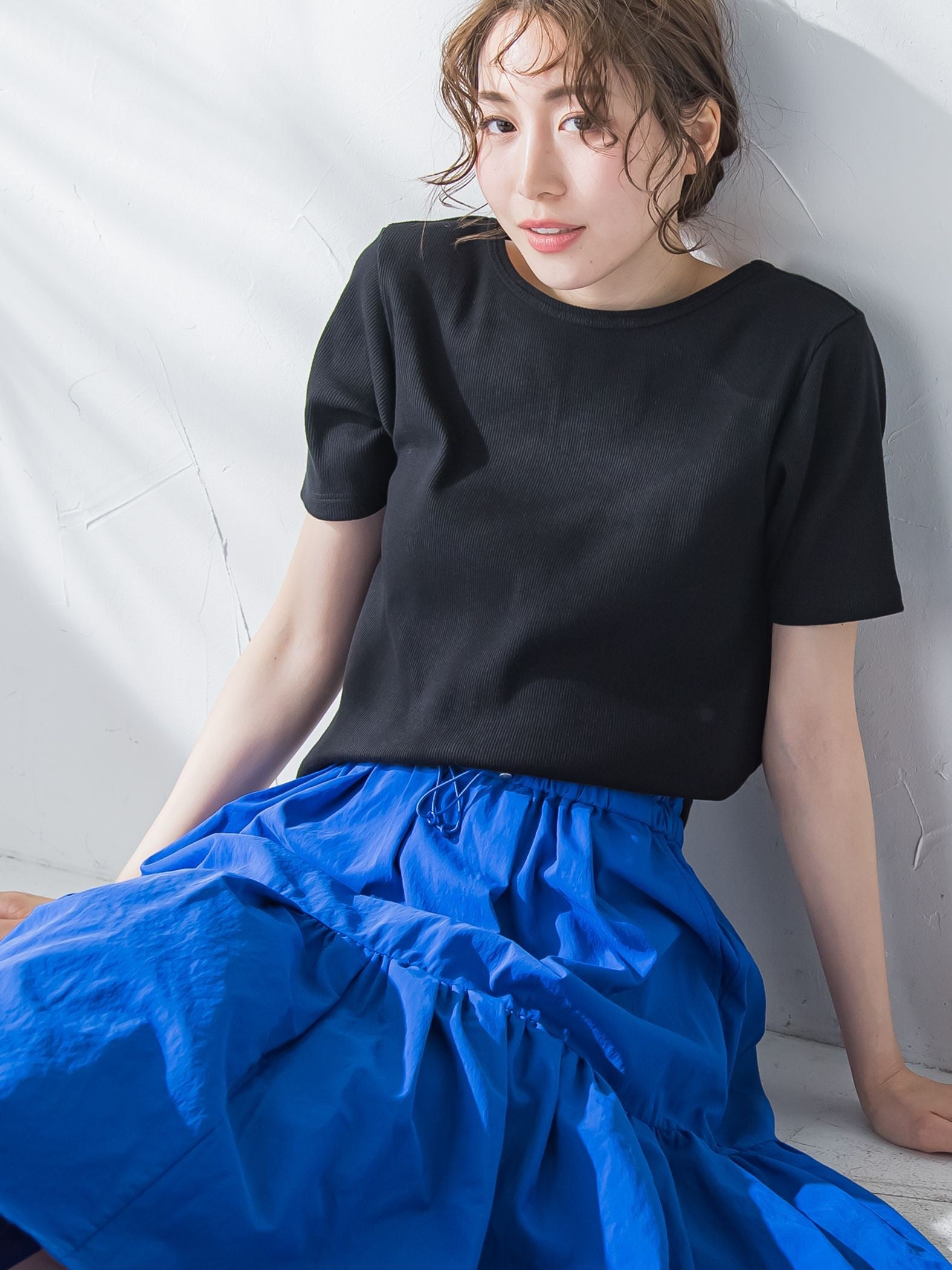 【着回し力抜群】テレコバックオープンTシャツ《洗濯機で洗える》