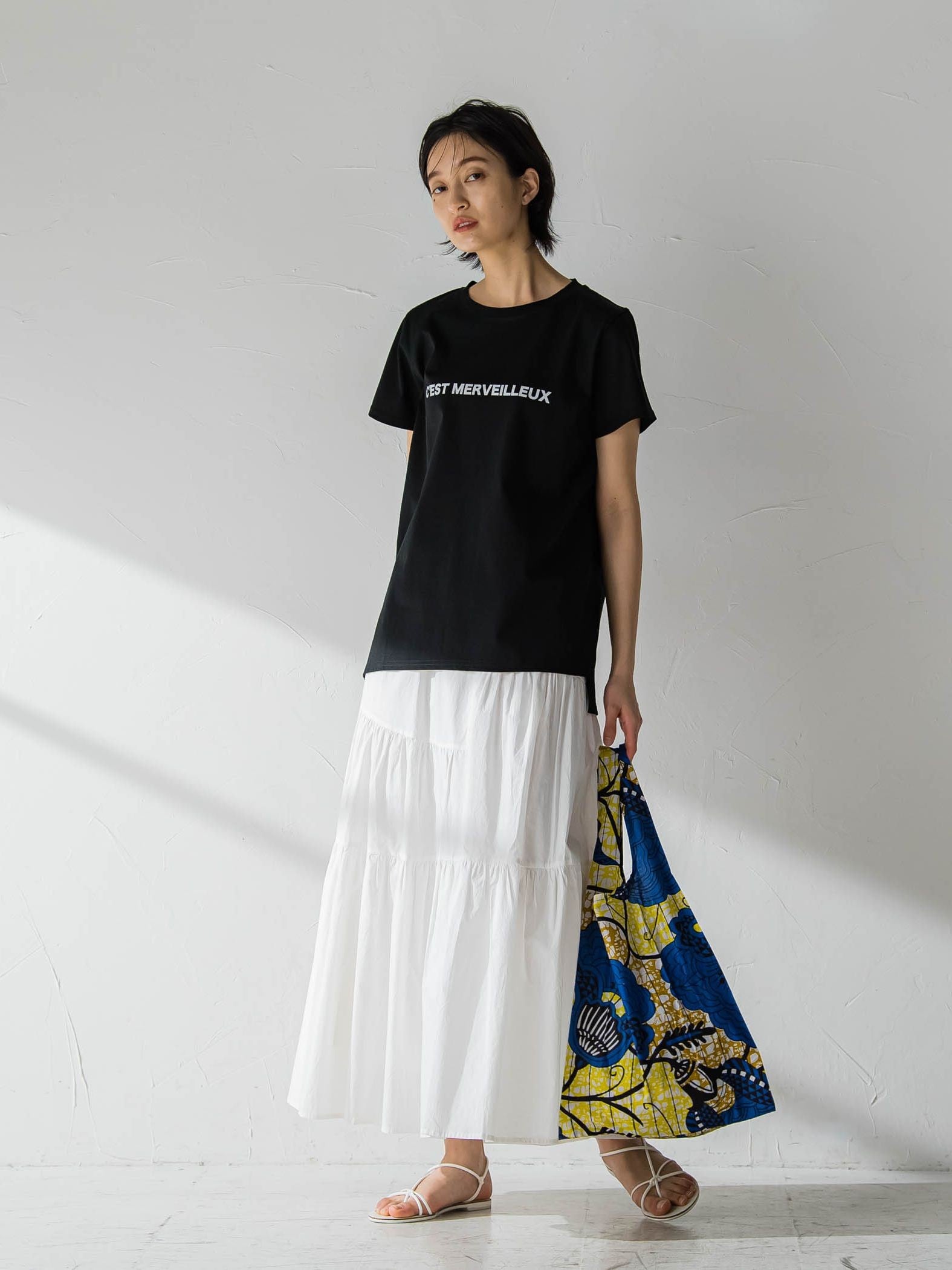 ロゴプリントベーシックTシャツ≪洗濯機で洗える≫