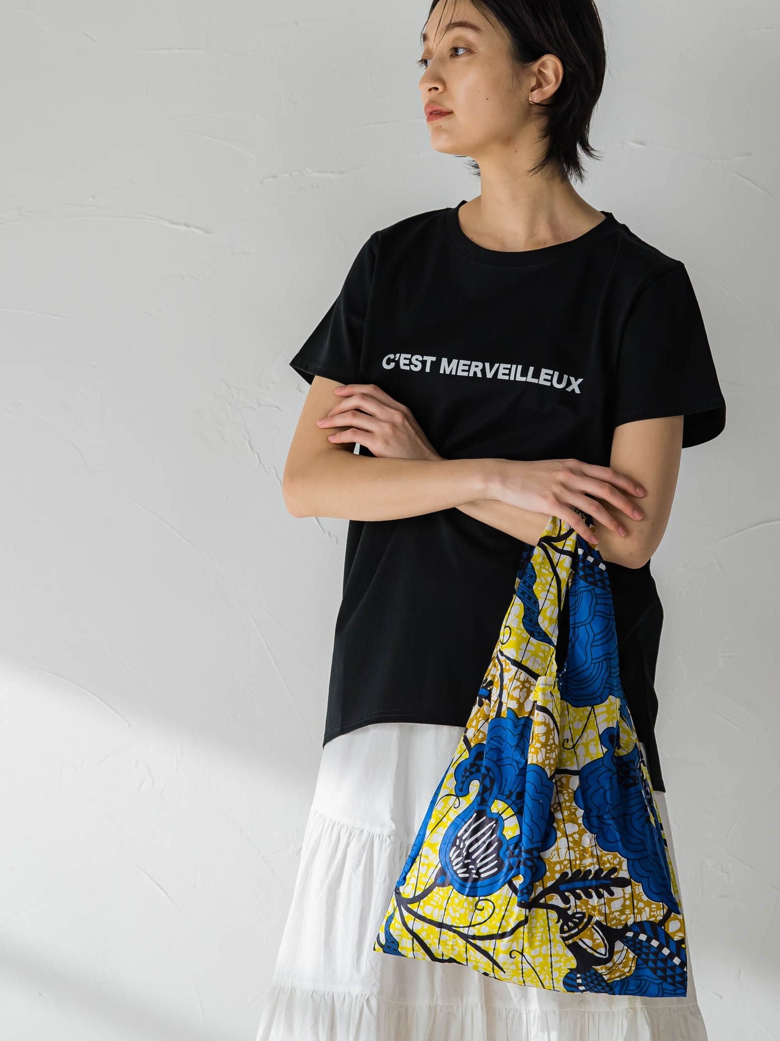 ロゴプリントベーシックTシャツ≪洗濯機で洗える≫