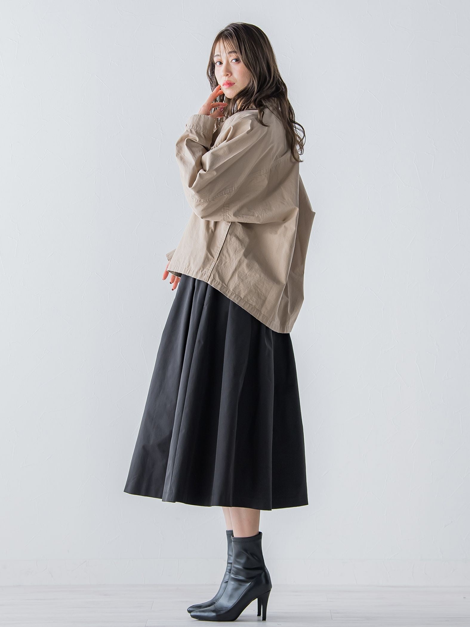 【WEB別注】リップストップフリルジャケット《手洗い可能》
