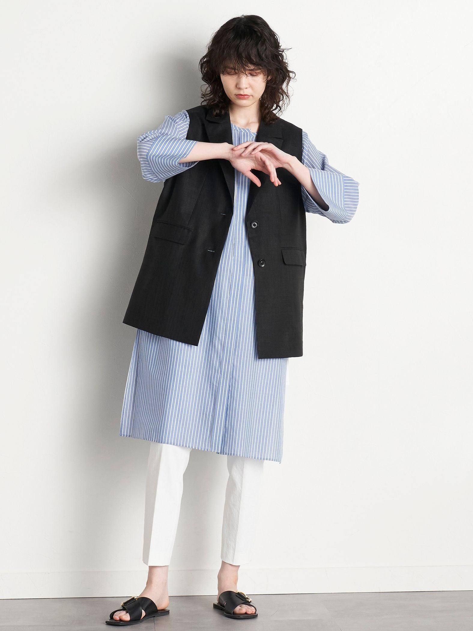 【大きいサイズ】【極】シワになりにくいファージュストレッチジレジャケット《吸湿速乾/洗濯機で洗える》