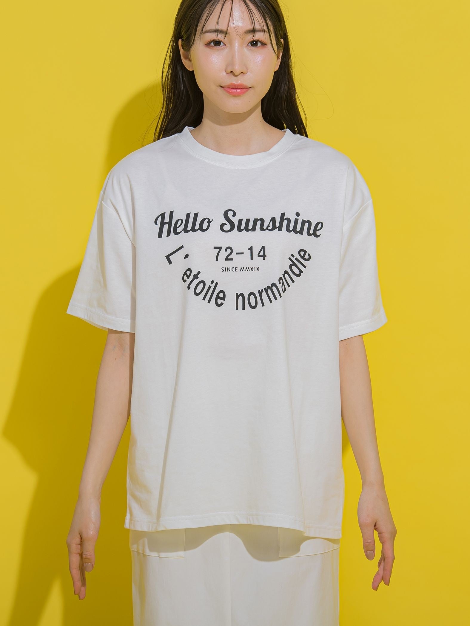 【カフェ風のロゴが可愛い】カフェロゴTシャツ《洗濯機で洗える》