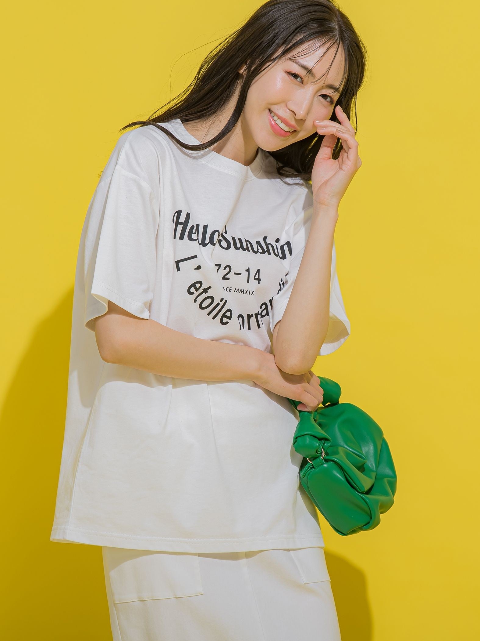 【カフェ風のロゴが可愛い】カフェロゴTシャツ《洗濯機で洗える》