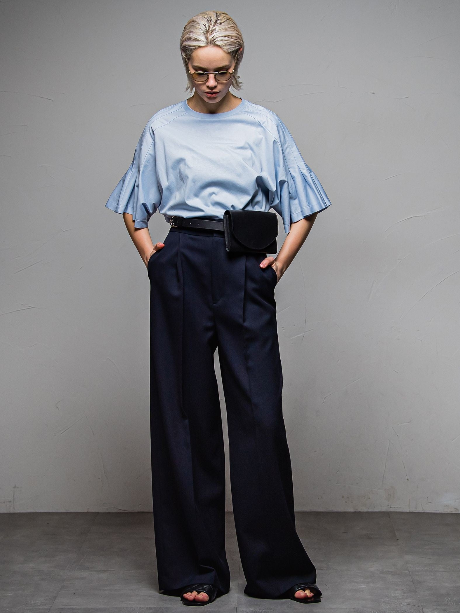SOPHIA フラワースリーブTOP