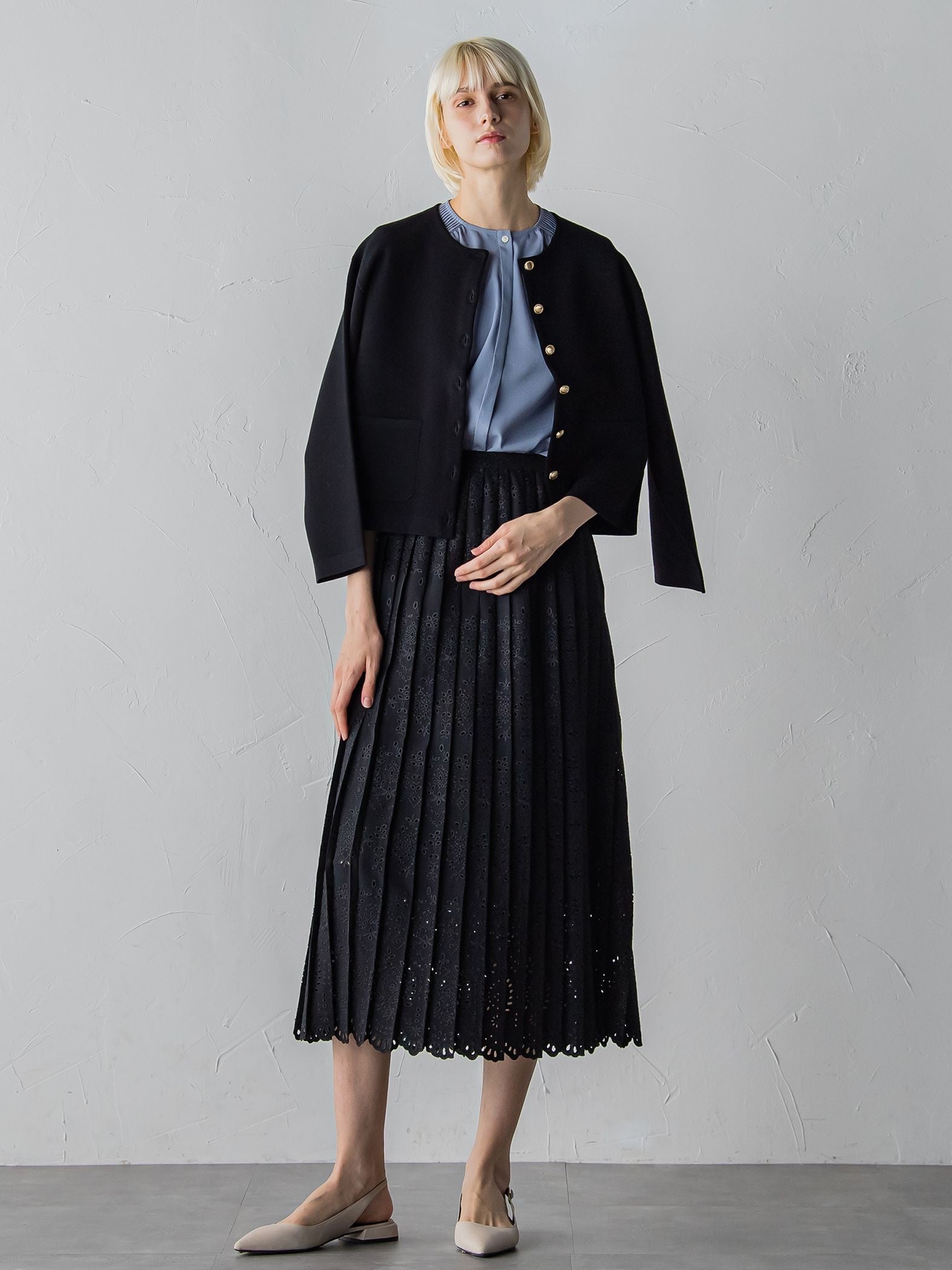ローリエ刺繍スカート