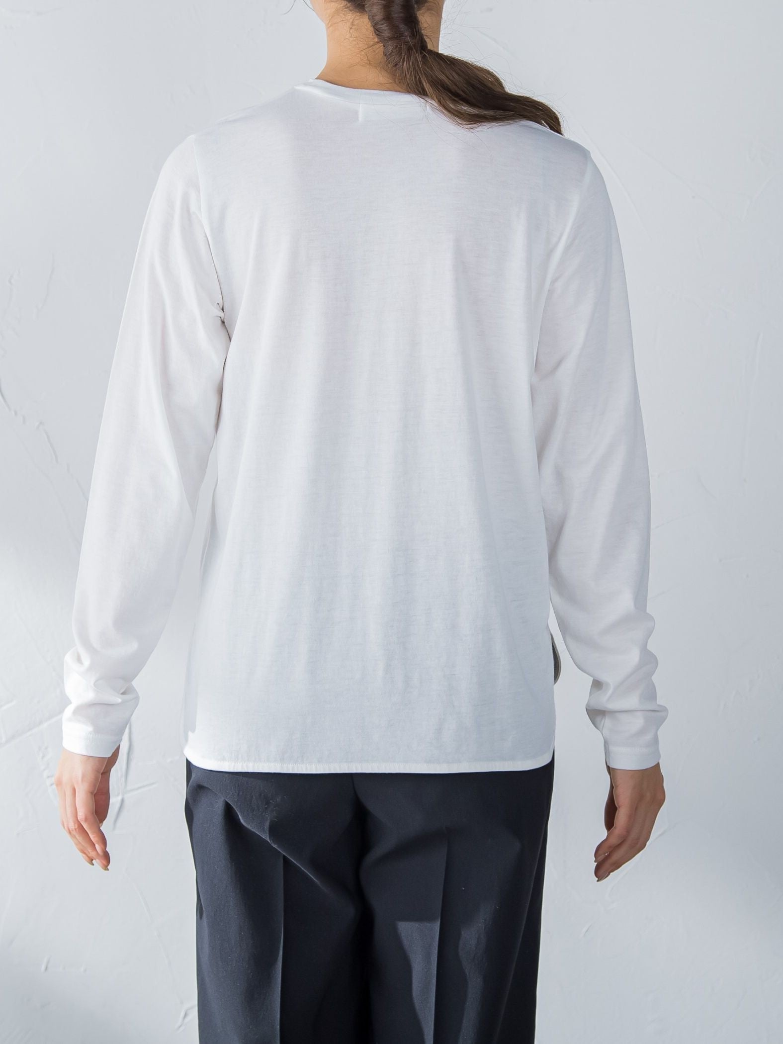 ロゴプリントロングTシャツ≪洗濯機で洗える≫