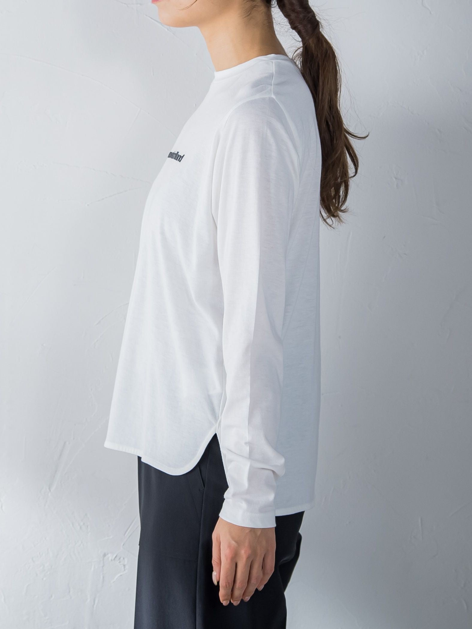 ロゴプリントロングTシャツ≪洗濯機で洗える≫