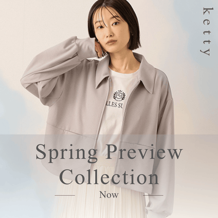 ketty｜ 春のきれい見えカットソー。