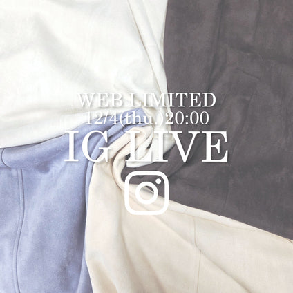 LAUTREAMONT│【LIVE】12月4日(木)20:00~ WEB限定アイテムのご紹介