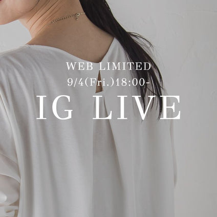 LAUTREAMONT│【予告】Instagram LIVE 9/4(Fri.)18:00~ WEB LIMITED