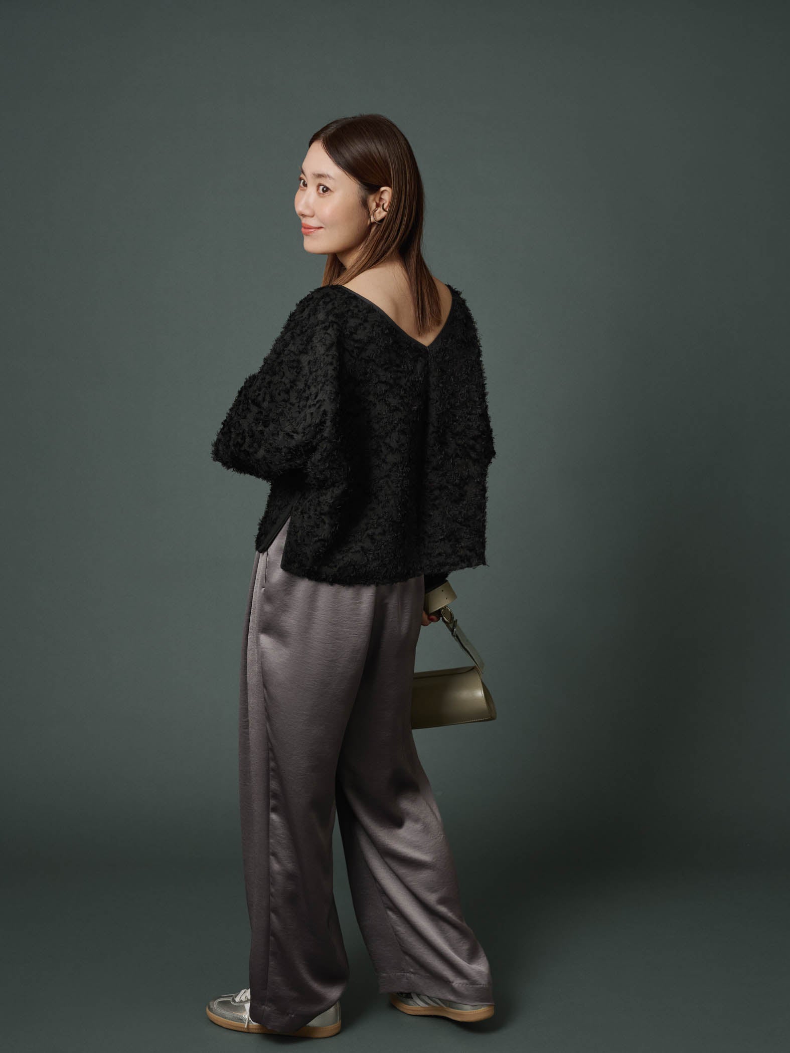 【コラボ商品】エディター東原妙子 × LAUTREAMONT /フェザージャガードブラウス