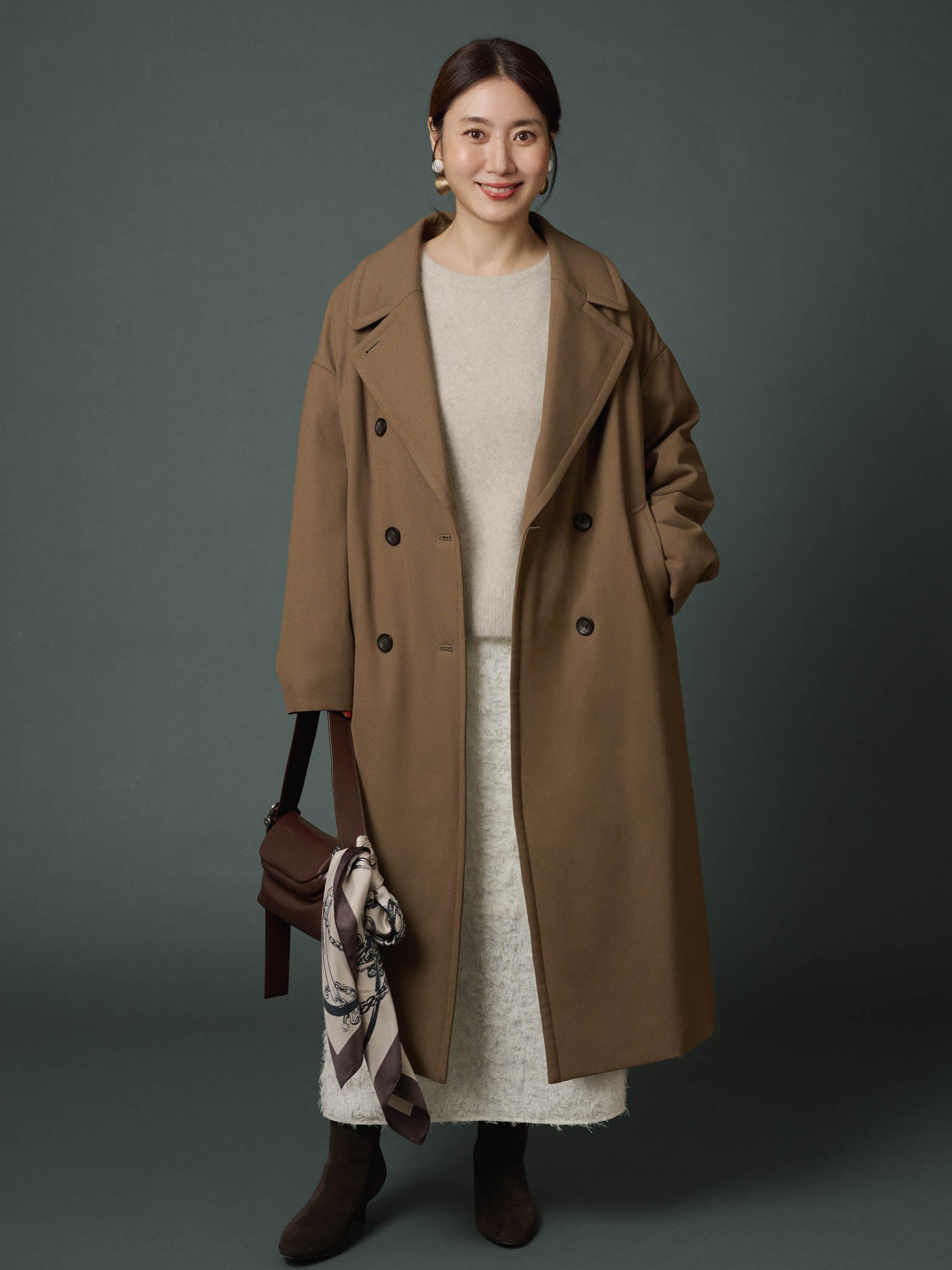 【コラボ商品】エディター東原妙子 × LAUTREAMONT /中綿オーバーコート