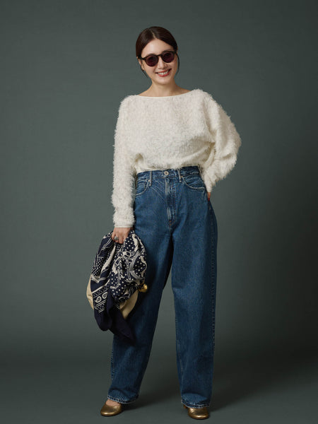 【コラボ商品】エディター東原妙子 × LAUTREAMONT /フェザージャガードブラウス