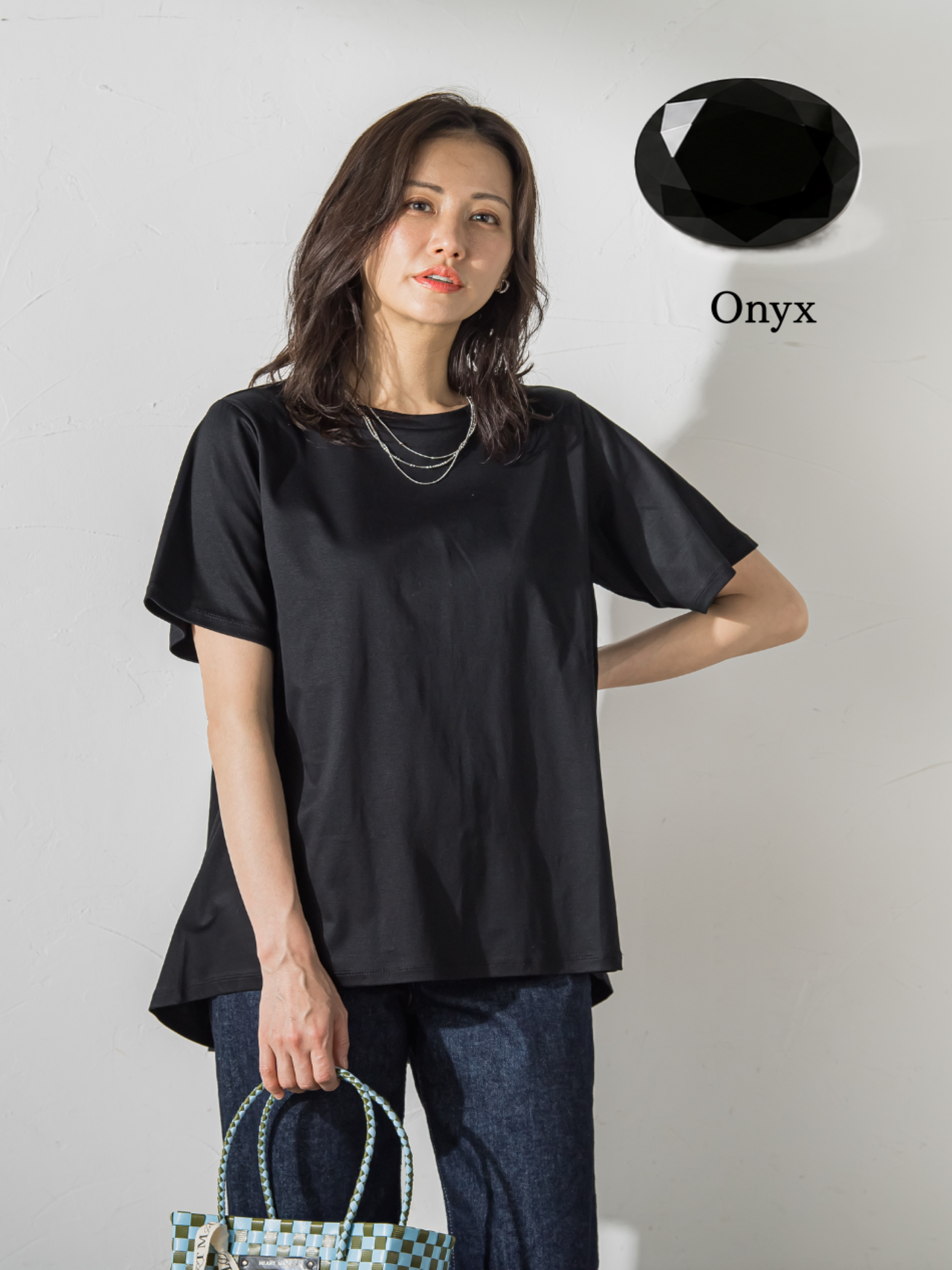 【WEB限定】≪気分で選べる12色展開！≫ジュエリーカラーカットソー
