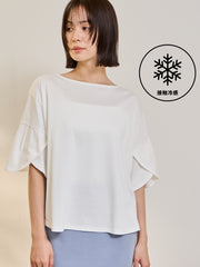 《予約》【連休。涼。軽やかに。】デザイン袖Tシャツ《接触冷感》