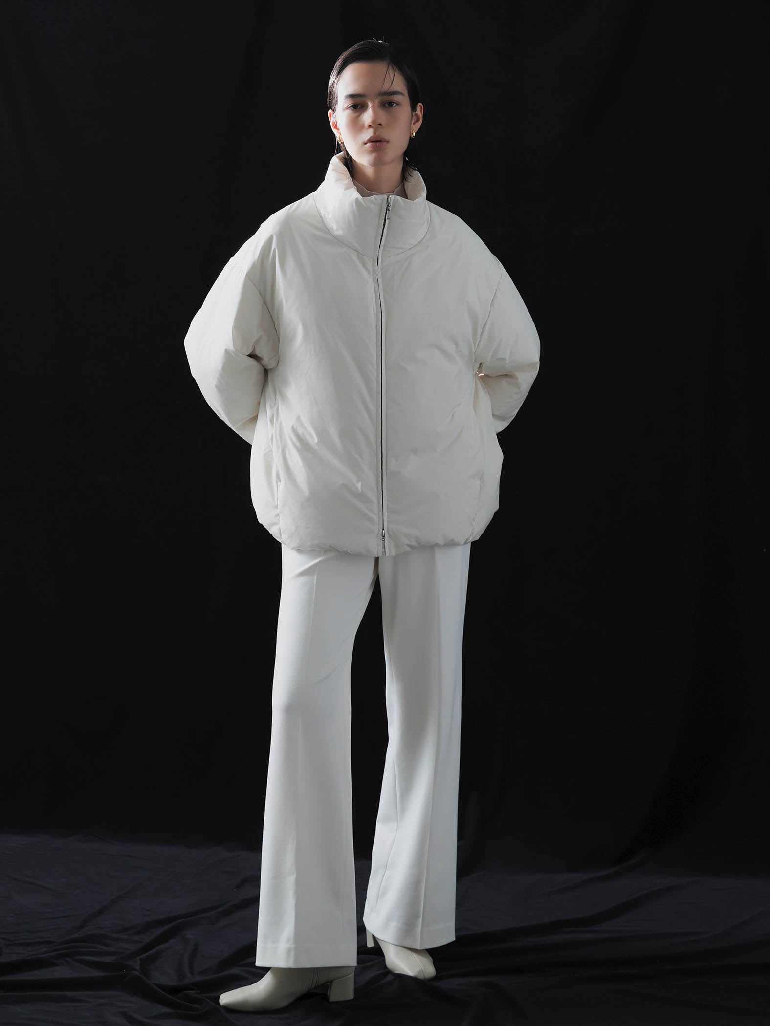 スタンドカラーダウンブルゾン≪WEB限定11号サイズ≫