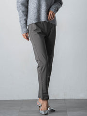 【WEB限定】裏起毛発熱レギンスパンツ≪ストレッチ/洗える≫