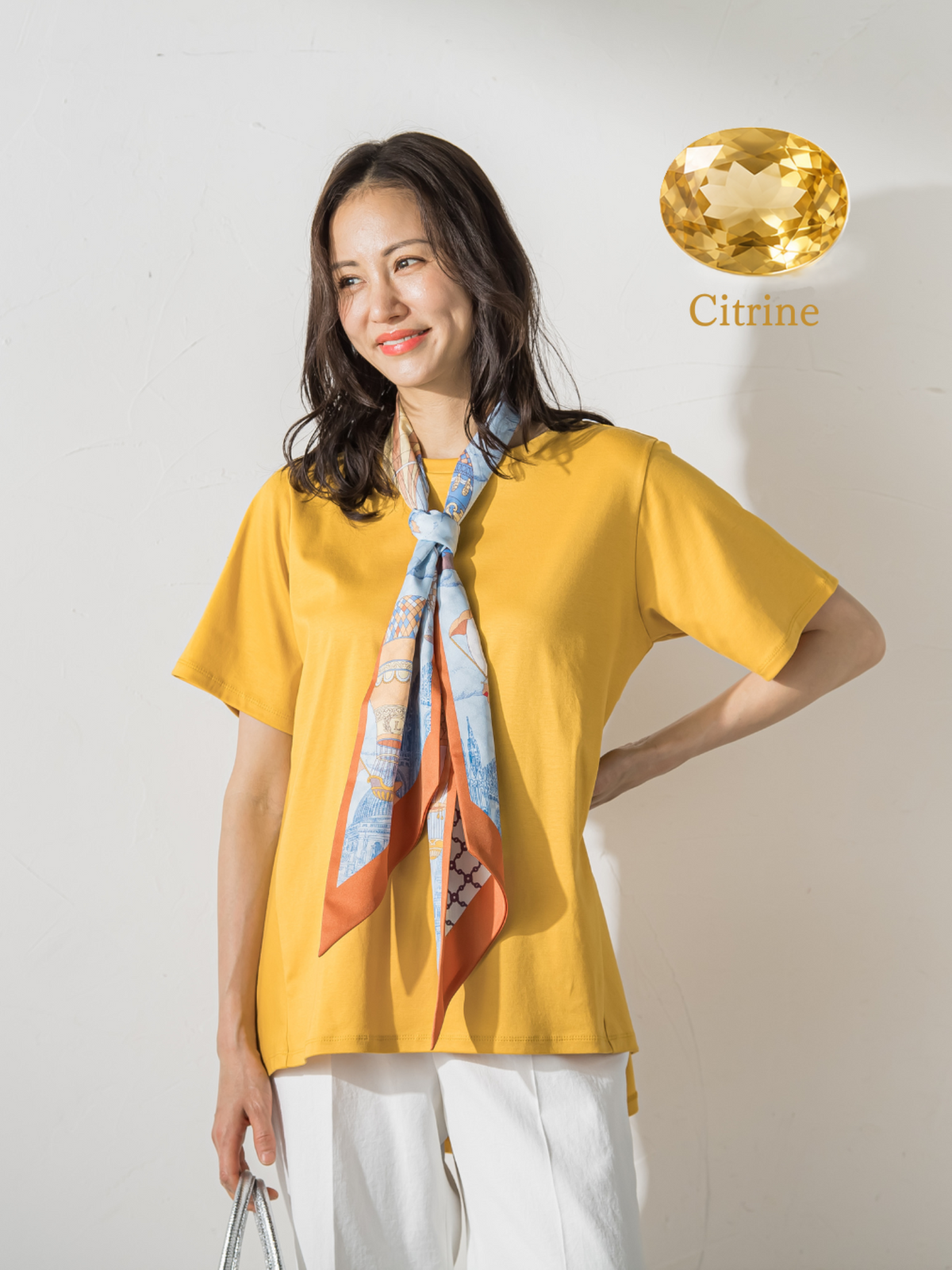 【WEB限定】≪気分で選べる12色展開！≫ジュエリーカラーカットソー