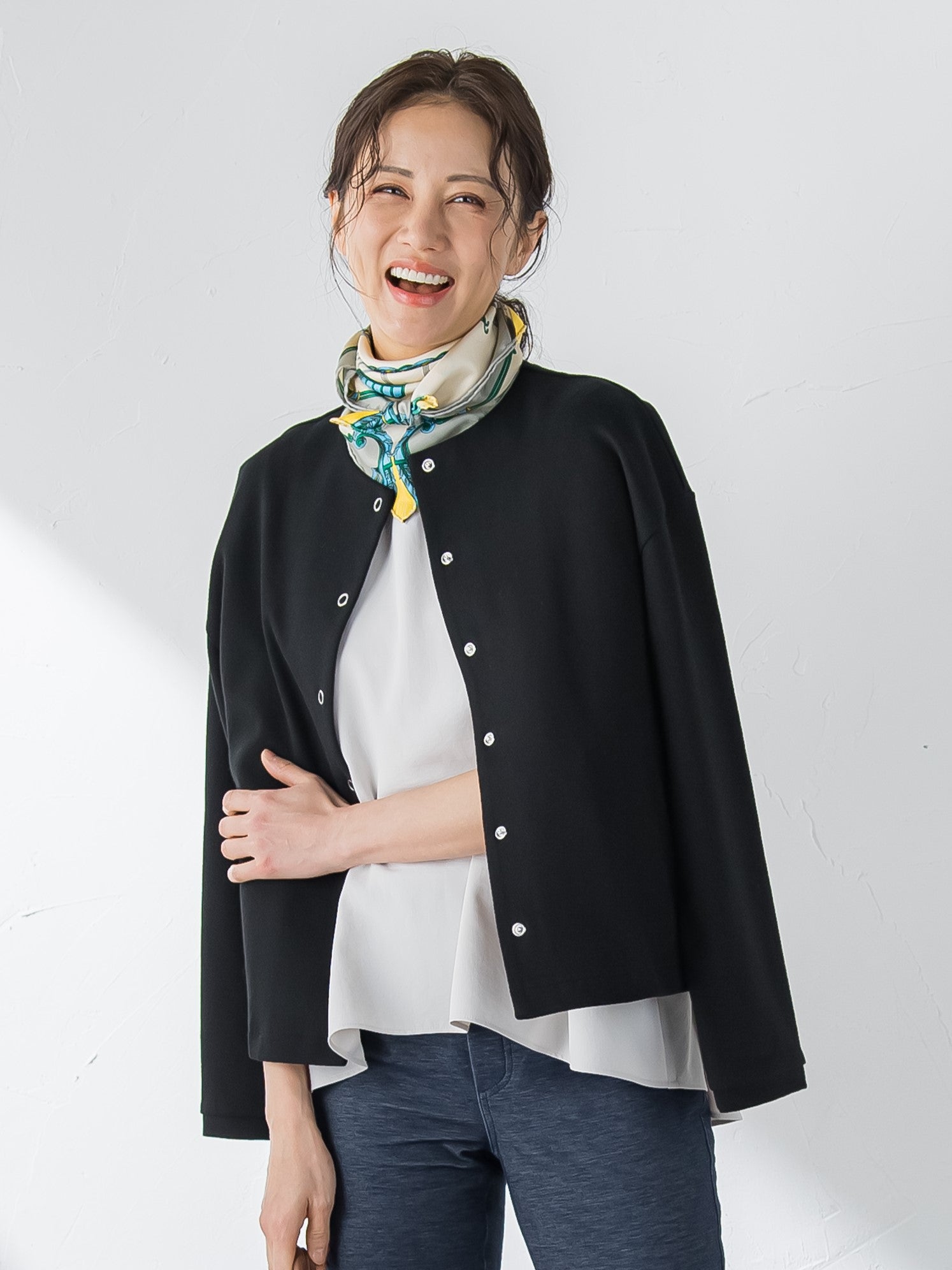 【WEB限定】美フォルムデイリーカーディガン