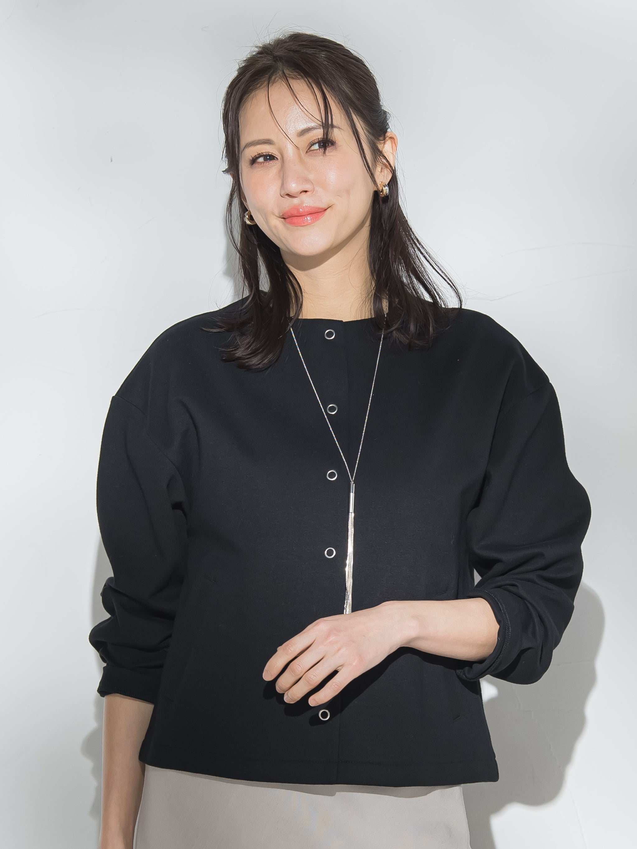 【WEB限定】美フォルムデイリーカーディガン