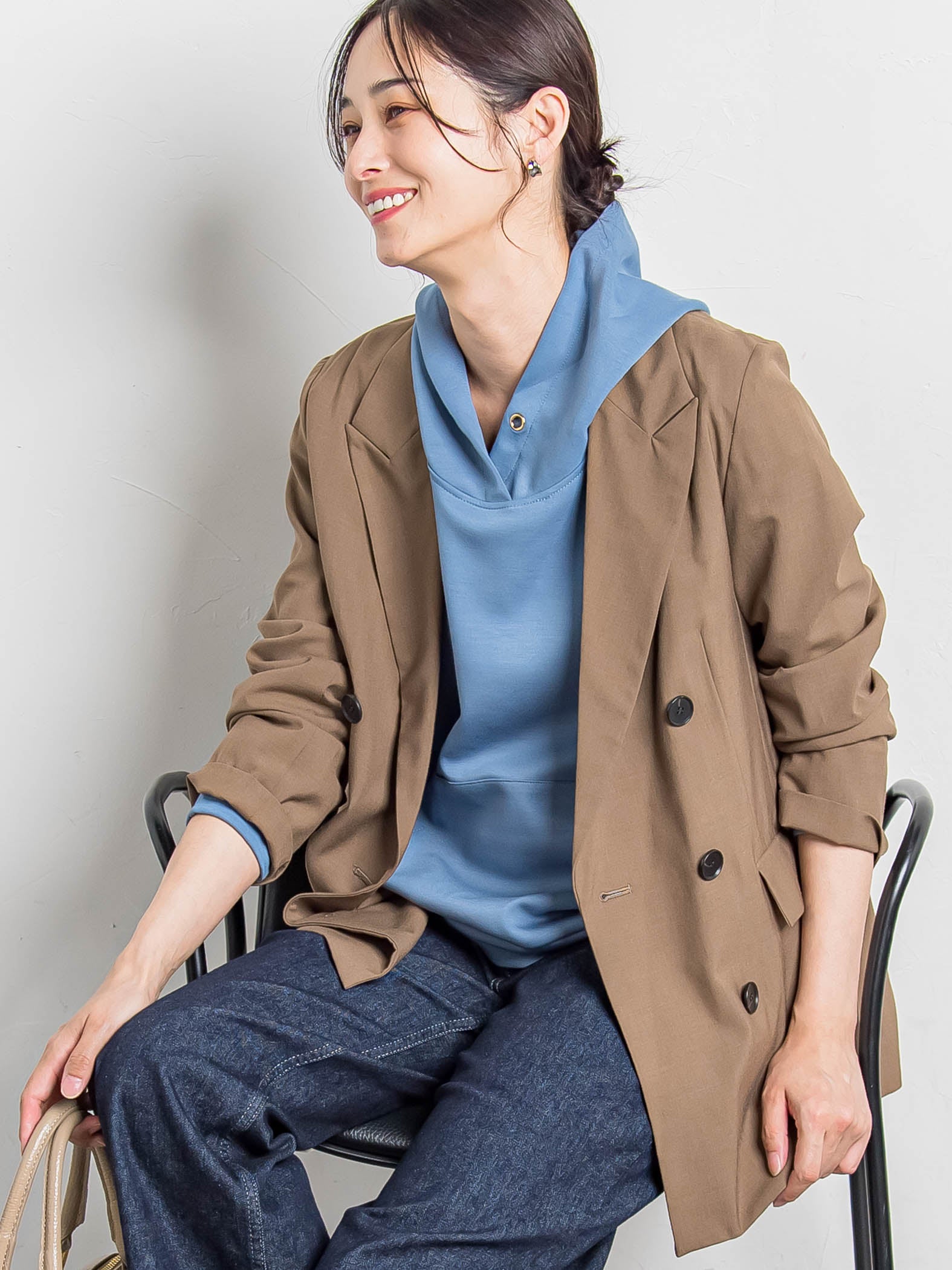 【WEB限定】ふんわリッチパーカー≪手洗い可能≫