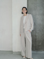 【カタログ掲載】クラシックポリリネンヘリンボンパンツ