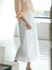 【カタログ掲載】クラシッククロッシェレーススカート