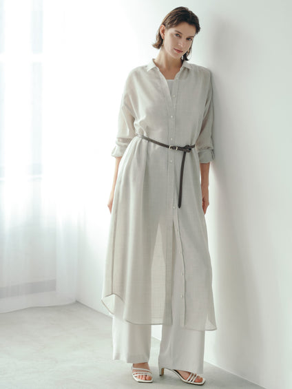 【カタログ掲載】キレイ×リラックス アムンゼンワイドパンツ≪接触冷感/UV/洗濯機で洗える≫