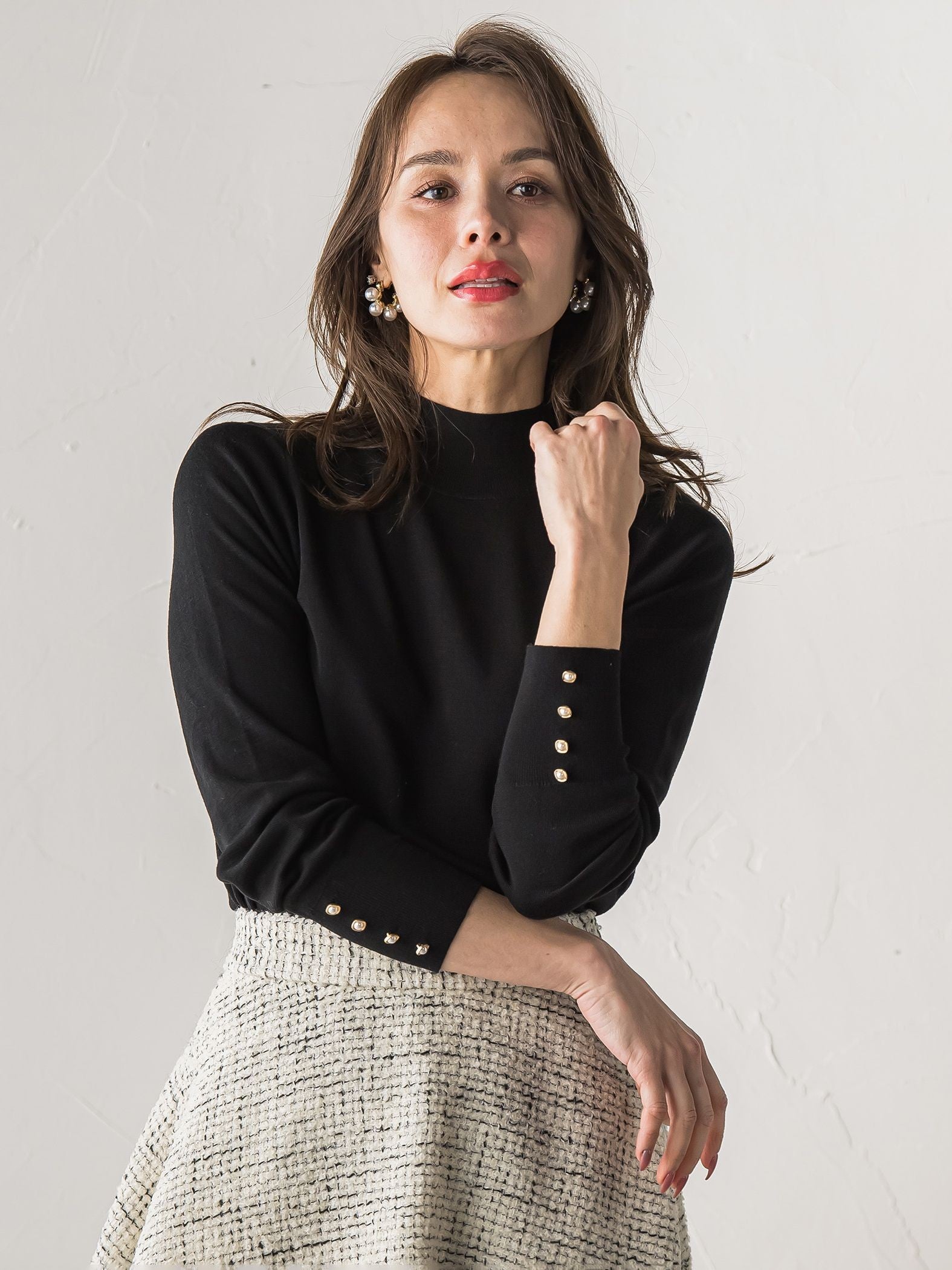 BRISBANEハイネックニット