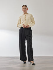 スポンディッシュニットフリルカーディガン≪手洗い可能≫