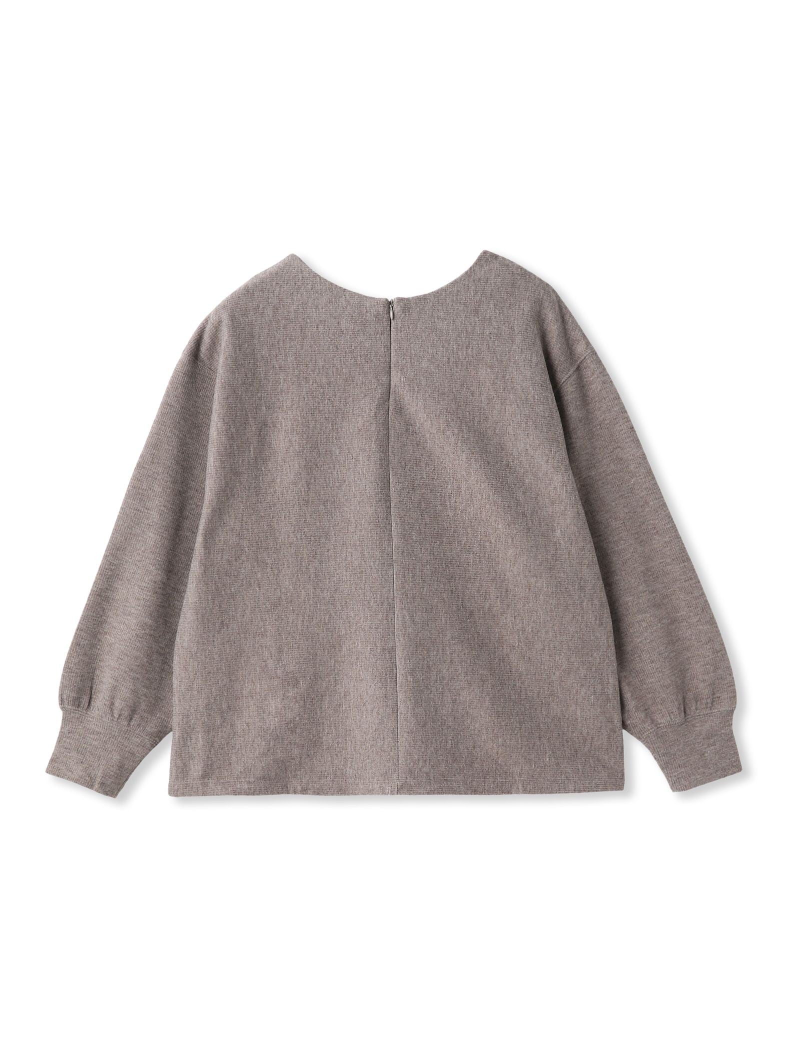 ニットコーデュロイカットソー≪手洗い可能≫