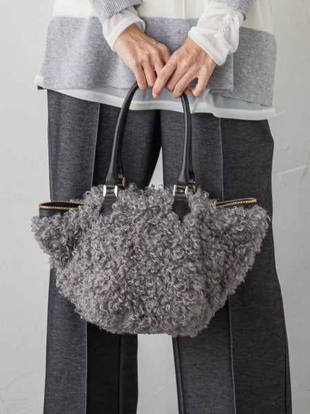 【VIOLAd'ORO】ふんわりもこもこバッグ