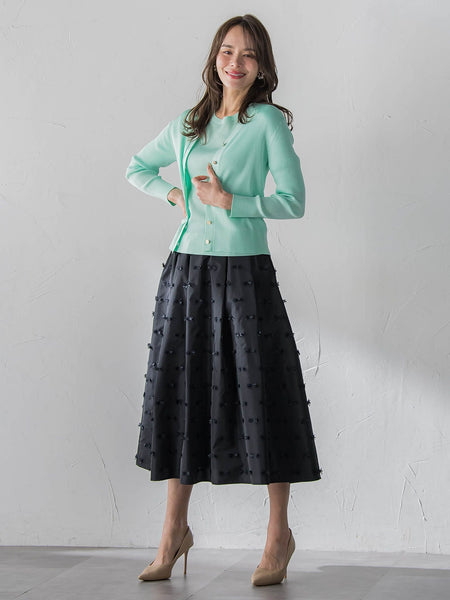 リボンジャガードスカート