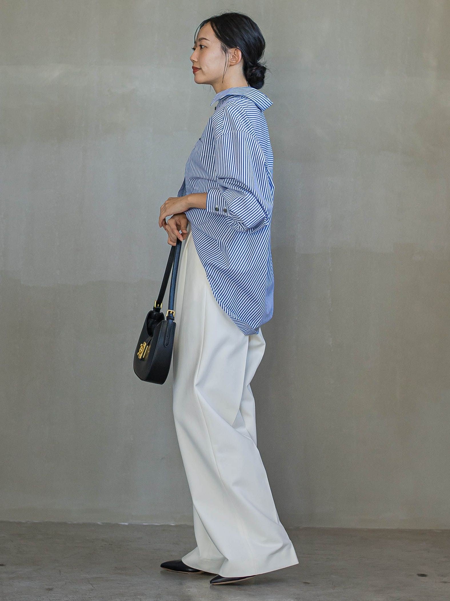 ボリュームスリーブシャツ≪洗濯機で洗える≫