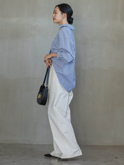 ボリュームスリーブシャツ≪洗濯機で洗える≫